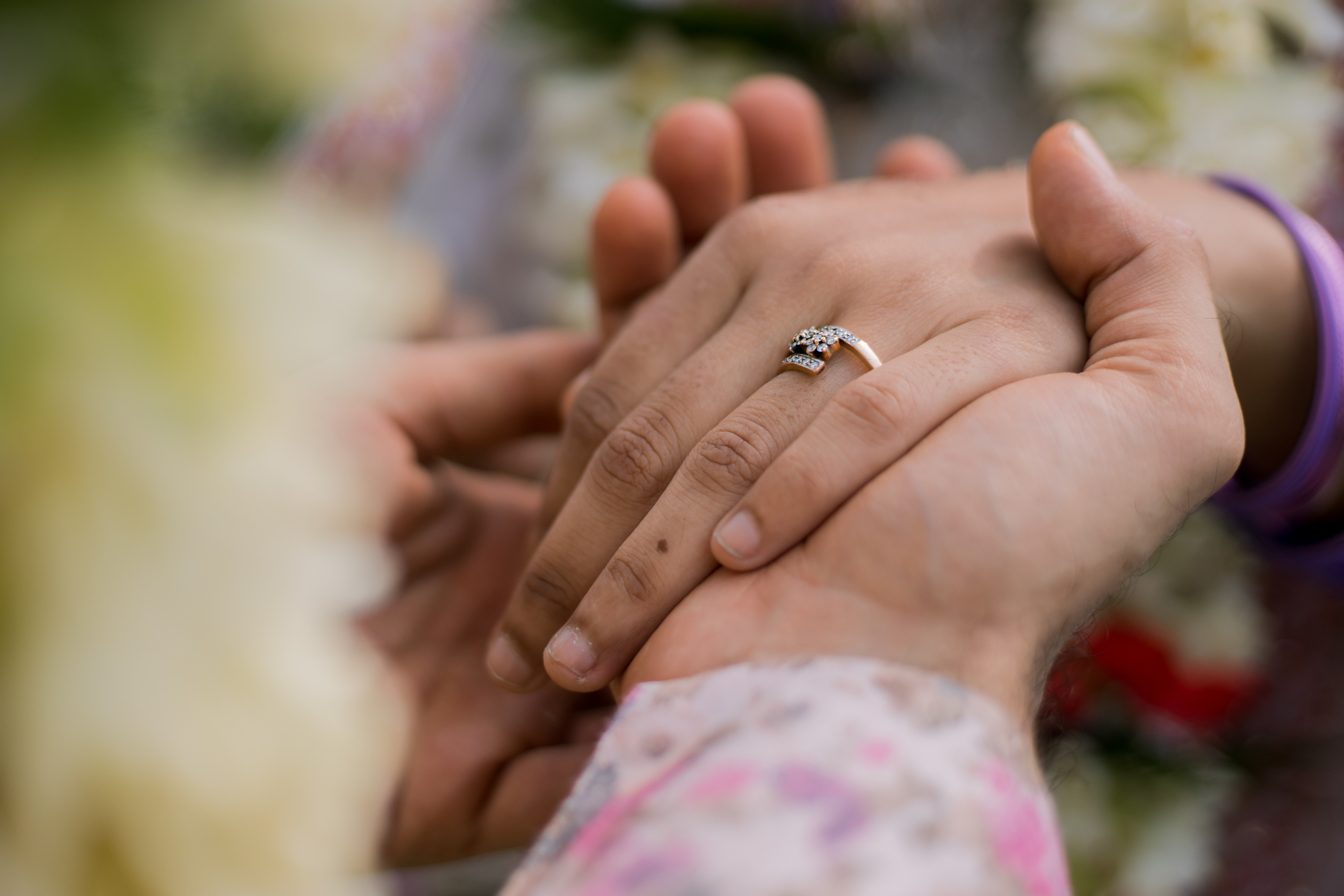 Couple in Modern Indian Wedding
